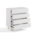 Load image into Gallery viewer, Kori White 4 Chest of Drawers
