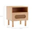 Load image into Gallery viewer, Kailua Rattan Bedside Table in Maple