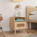 Load image into Gallery viewer, Kailua Rattan Bedside Table in Maple