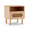 Load image into Gallery viewer, Kailua Rattan Bedside Table in Maple