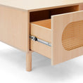 Load image into Gallery viewer, Kailua Rattan Coffee Table with Storage in Maple