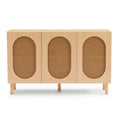 Load image into Gallery viewer, Leo 3 Door Rattan Sideboard in Maple