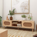 Load image into Gallery viewer, Leo Rattan 160CM TV Stand in Maple