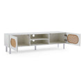 Load image into Gallery viewer, Kailua Rattan 160CM TV Stand in White