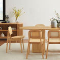 Load image into Gallery viewer, Luna Wooden Rattan Dining Chair Set of 2