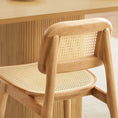 Load image into Gallery viewer, Luna Wooden Rattan Dining Chair Set of 2