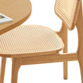 Load image into Gallery viewer, Luna Wooden Rattan Dining Chair Set of 2