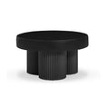Load image into Gallery viewer, Maya Ribbed Black Coffee Table