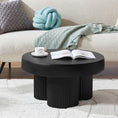 Load image into Gallery viewer, Maya Ribbed Black Coffee Table