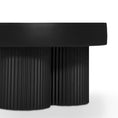 Load image into Gallery viewer, Maya Ribbed Black Coffee Table