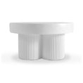 Load image into Gallery viewer, Maya Ribbed White Coffee Table