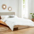 Load image into Gallery viewer, Natural Oak Wood Floating Bed Frame King