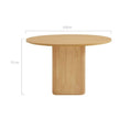 Load image into Gallery viewer, Kate 4 Seater Column Dining Table in Natural