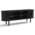 Load image into Gallery viewer, Kate Black Column TV Stand 160cm