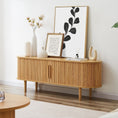 Load image into Gallery viewer, Kate Column TV Stand in Natural 160cm