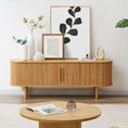Load image into Gallery viewer, Kate Column TV Stand in Natural 160cm