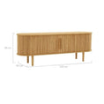 Load image into Gallery viewer, Kate Column TV Stand in Natural 160cm