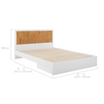 Load image into Gallery viewer, Tracey Column Bed Frame with Storage - King