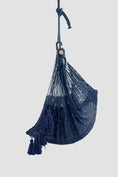 Load image into Gallery viewer, Deluxe Extra Large Mexican Hammock Chair in Outdoor Cotton Colour Blue