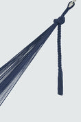 Load image into Gallery viewer, Outdoor undercover cotton Mayan Legacy hammock with hand crocheted tassels King Size Blue
