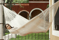 Load image into Gallery viewer, Outdoor undercover cotton Mayan Legacy hammock Family size Marble