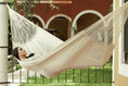 Load image into Gallery viewer, Outdoor undercover cotton Mayan Legacy hammock Family size Marble