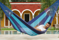 Load image into Gallery viewer, utdoor undercover cotton Mayan Legacy hammock King size Caribean Blue