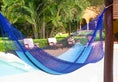 Load image into Gallery viewer, utdoor undercover cotton Mayan Legacy hammock King size Caribean Blue