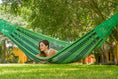 Load image into Gallery viewer, Mayan Legacy Queen Size Outdoor Cotton Mexican Hammock in Jardin Colour
