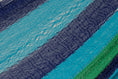 Load image into Gallery viewer, Mayan Legacy Queen Size Outdoor Cotton Mexican Hammock in Oceanica Colour
