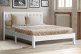 Load image into Gallery viewer, Artiss Bed Frame Queen Size Wooden White SOFIE