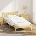 Load image into Gallery viewer, Artiss Bed Frame Single Size Wooden Oak SOFIE