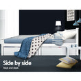 Load image into Gallery viewer, Artiss 2x Bed Frame Storage Drawers Trundle White