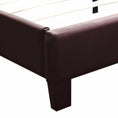 Load image into Gallery viewer, Mondeo PU Leather Double Brown Bed