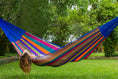 Load image into Gallery viewer, Mayan Legacy Jumbo Plus Size Nylon Mexican Hammock in Mexicana Colour