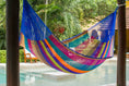 Load image into Gallery viewer, Mayan Legacy Jumbo Plus Size Nylon Mexican Hammock in Mexicana Colour