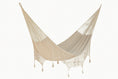 Load image into Gallery viewer, Outdoor undercover cotton Mayan Legacy hammock with hand crocheted tassels King Size Marble