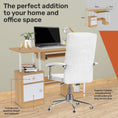 Load image into Gallery viewer, Home Master Computer Desk Workstation Storage Spacious Stylish 110 x 72cm