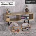 Load image into Gallery viewer, Home Master Coffee Table Wide Dual Storage Stylish Modern Design 1m