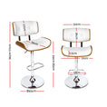Load image into Gallery viewer, Artiss Bar Stools Gas Lift Leather White
