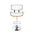 Load image into Gallery viewer, Artiss Bar Stools Gas Lift Leather White
