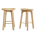 Load image into Gallery viewer, Artiss 2x Bar Stools Bamboo Rattan Stool Counter Chair Kitchen Barstools
