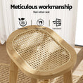 Load image into Gallery viewer, Artiss 2x Bar Stools Bamboo Rattan Stool Counter Chair Kitchen Barstools
