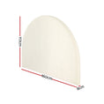 Load image into Gallery viewer, Artiss Bed Head Headboard Bed Frame Queen Boucle - GREI White
