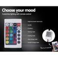 Load image into Gallery viewer, Artiss Bed Frame Double Size LED Gas Lift White LUMI
