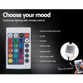 Load image into Gallery viewer, Artiss Bed Frame Queen Size LED Gas Lift Grey LUMI
