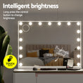 Load image into Gallery viewer, Embellir Makeup Mirror 80x60cm Hollywood Vanity with LED Light Tabletop White
