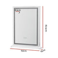 Load image into Gallery viewer, Embellir Bluetooth Makeup Mirror 58x80cm Hollywood Vanity with LED Light Crystal
