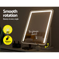 Load image into Gallery viewer, Embellir Makeup Mirror 40x50cm Hollywood Vanity with LED Light Strip Rotation

