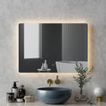 Load image into Gallery viewer, Embellir Wall Mirror 70X50cm with LED Light Bathroom Home Decor Round Rectangle
